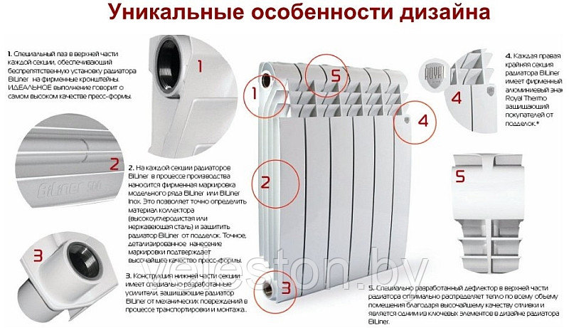 Радиатор Royal Thermo BiLiner 500 - фото 3 - id-p37837858