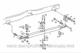 Подкоренной лист задней рессоры MB 711 (лист №2)