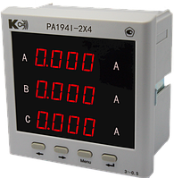 PA194I Амперметр трехканальный (лицевая панель 120х120 мм)