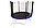 Батут 13 FT (396 см) с внешней  сеткой безопасности  и лестницей 4 ножки (bebon sports), фото 3