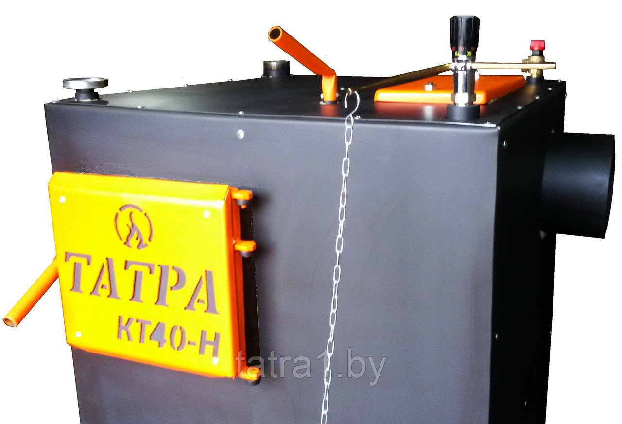 Шахтный котел длительного горения Татра КТ40-Н, 40 квт 6мм сталь. - фото 2 - id-p332432