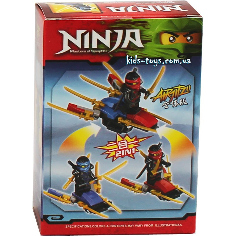 Конструктор ninja 79190 (2 в 1) минифигурки - фото 4 - id-p38164514