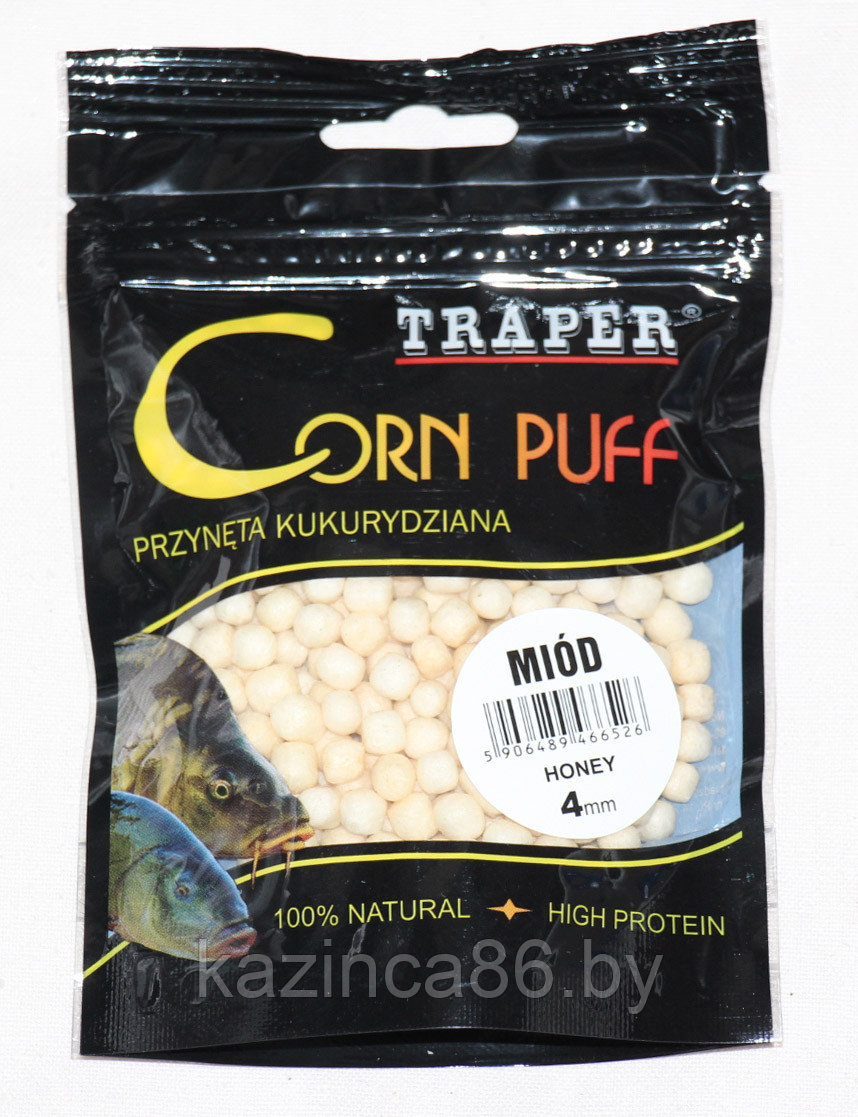 Вулканизированная кукуруза Traper CORN PUFF MIOD (20г) - фото 1 - id-p38286027