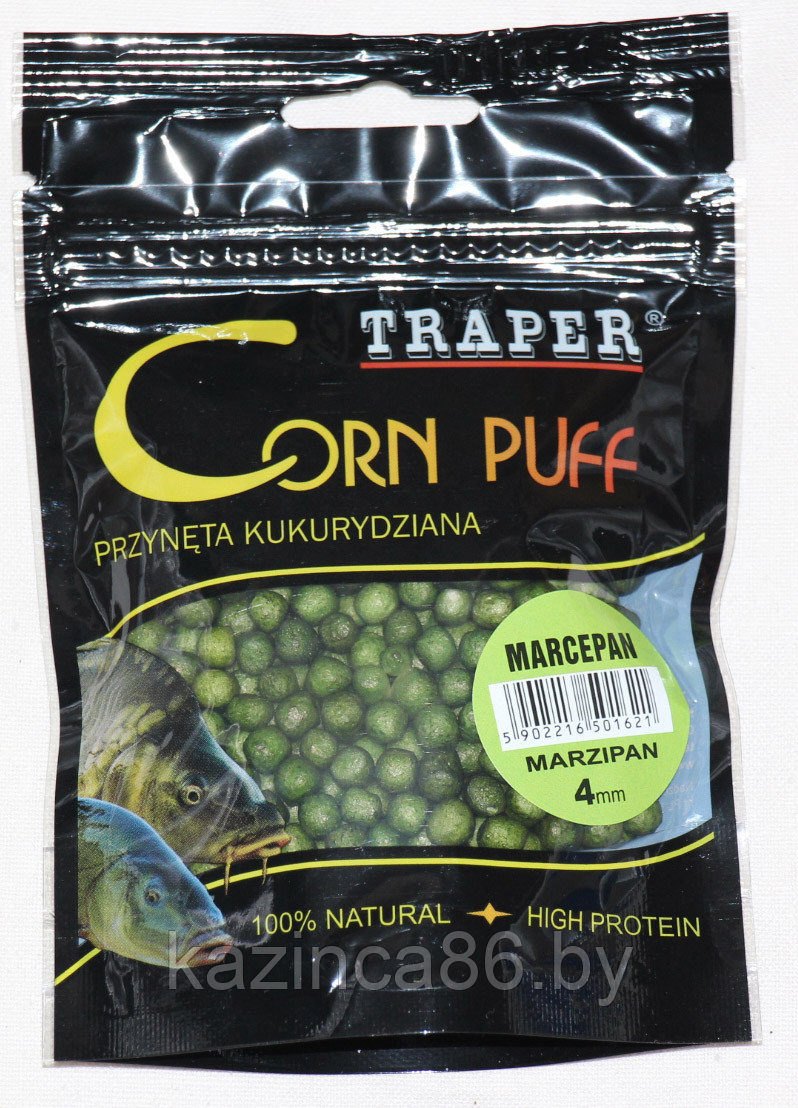 Вулканизированная кукуруза Traper CORN PUFF MARCEPAN (20г) - фото 1 - id-p38286084