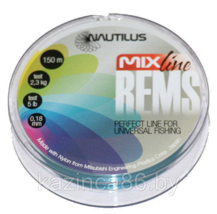 Леска Nautilus MIX LINE REMS 0.18mm (150м)