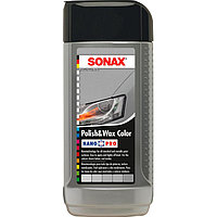 Sonax 296 341 Воск полировочный цветной Nano Pro серебро / серый 250мл