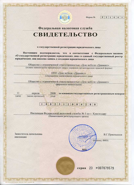 Наименование регистрационного органа. ИСО 51001.