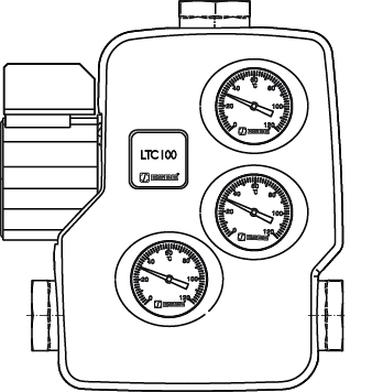 Загрузочное смесительное устройство ладомат ESBE LTC 171 DN 40 65°C внутренняя резьба, с 3-скор-м насосом, PN6, фото 2