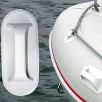 Ручка овальная для надувной лодки из ПВХ (цвет серый).