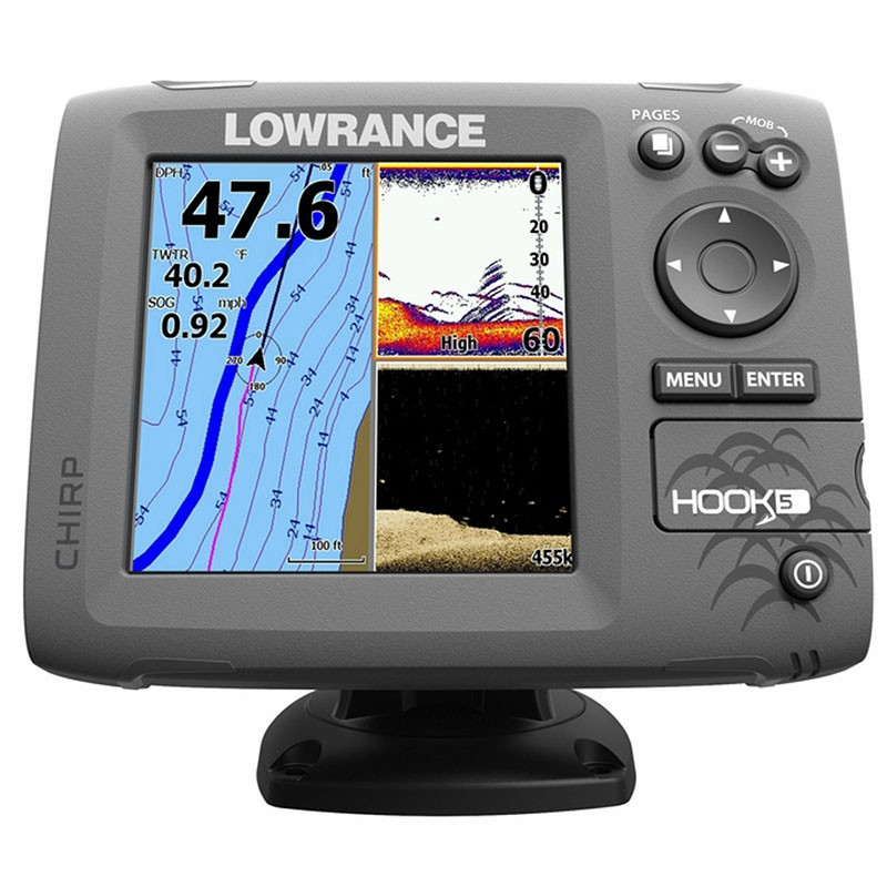 Эхолот-картплоттер Lowrance HOOK 5 - фото 1 - id-p38476149