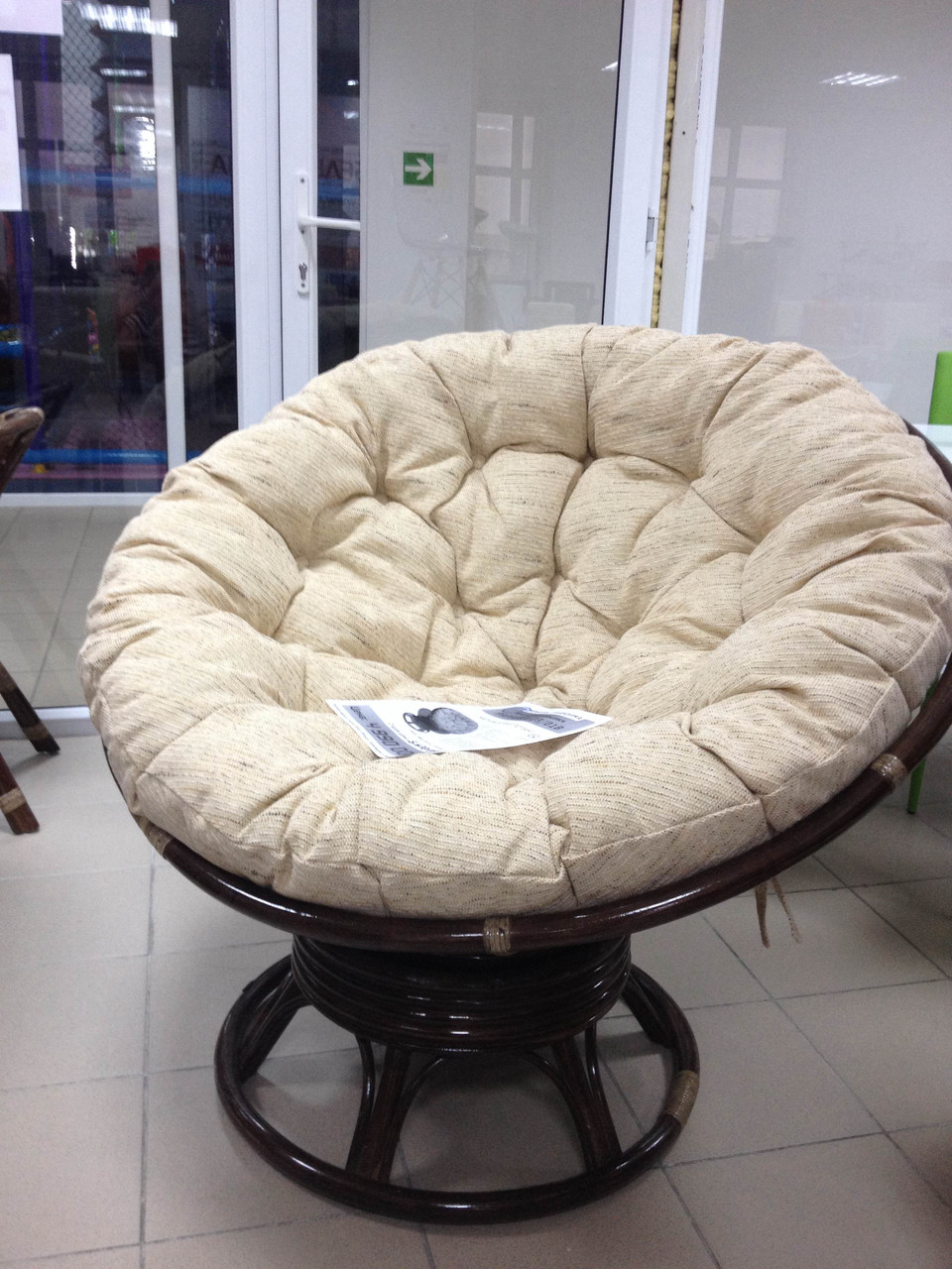 Кресло механическое PAPASAN арт. 23/01В т.коньяк Распродажа!!! - фото 2 - id-p38540762