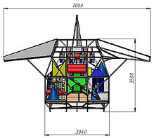Игровой комплекс детский "Непоседа-самолет", фото 3