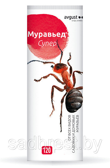 Порошок от муравьев Муравьед Супер, 120 гр