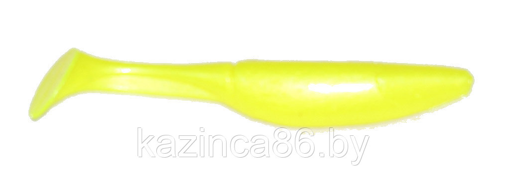 Виброхвост ALLVEGA BELLY DANCE SHAD PEARL LEMON 10см. (5шт.)