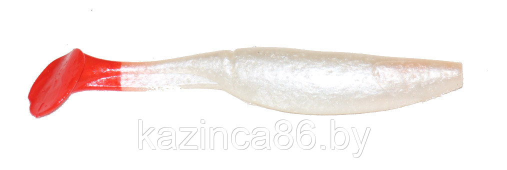 Виброхвост ALLVEGA BELLY DANCE SHAD SOLID PEARL RT 10см. (5шт.) - фото 1 - id-p38651065