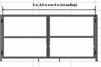 Каркас ворот 4*2 метра