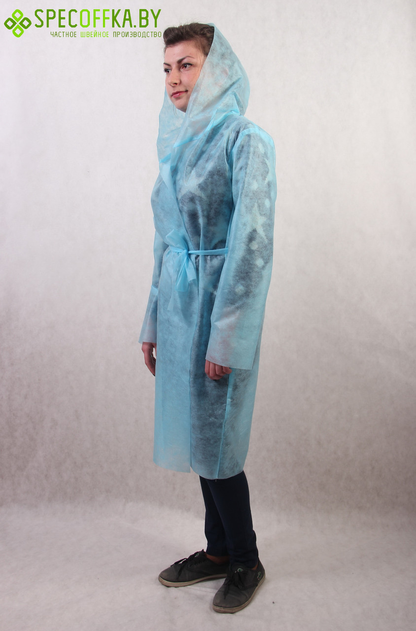 Халат с капюшоном детский, для спелеолечения