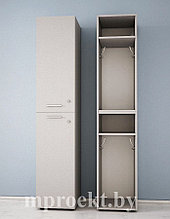 Шкаф гардеробный (для раздевалки) (400х400х2000)