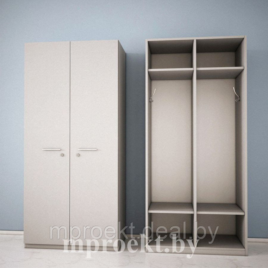 Шкаф гардеробный (для раздевалки) (800х400х1800)