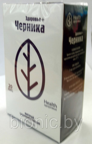 Фиточай "Здоровье+Черника" (фильтрпак 20*2 гр), "Здоровье", фото 2