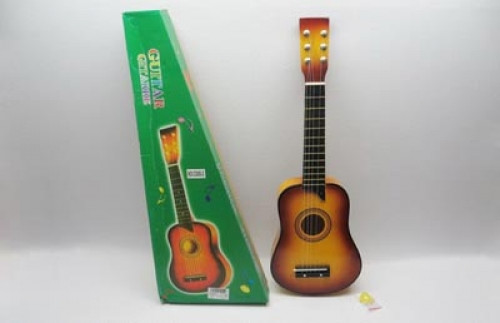 Детская деревянная гитара - фото 1 - id-p39510576