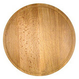 Разделочная доска Chinar (Чинар) большая 32 см круглая с канавкой (бук) арт. 015-32, фото 2