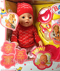 Кукла пупс Беби дол Baby Doll аналог Baby Born 9 функций 058-11 купить в Минске