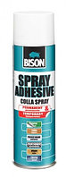 Bison Spray Adhesive Клей аэрозольный контактный универсальный спрей БЕЗ ЗАПАХА! 500мл