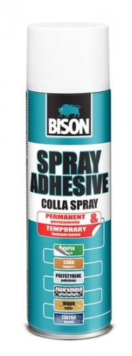 Bison Spray Adhesive Клей аэрозольный контактный универсальный спрей БЕЗ ЗАПАХА! 500мл