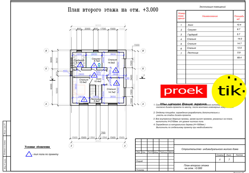 Проект дома для согласования и строительства в Минском районе