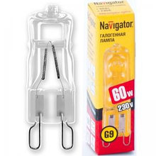 Лампа капсула G9 Navigator NH-JCD9-60-220-G9/Cl