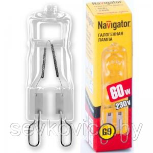 Лампа капсула G9 Navigator NH-JCD9-60-220-G9/Cl - фото 1 - id-p39856317