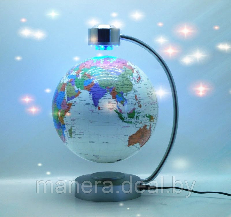 Глобус левитирующий диаметр 20см, размер 23*31см - фото 2 - id-p39869312