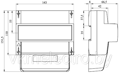 СЧЕТЧИК ЭЛЕКТРОЭНЕРГИИ ТРЕХФАЗНЫЙ СЕ301 R33 146 JAVZ 5-100А - фото 2 - id-p39909468