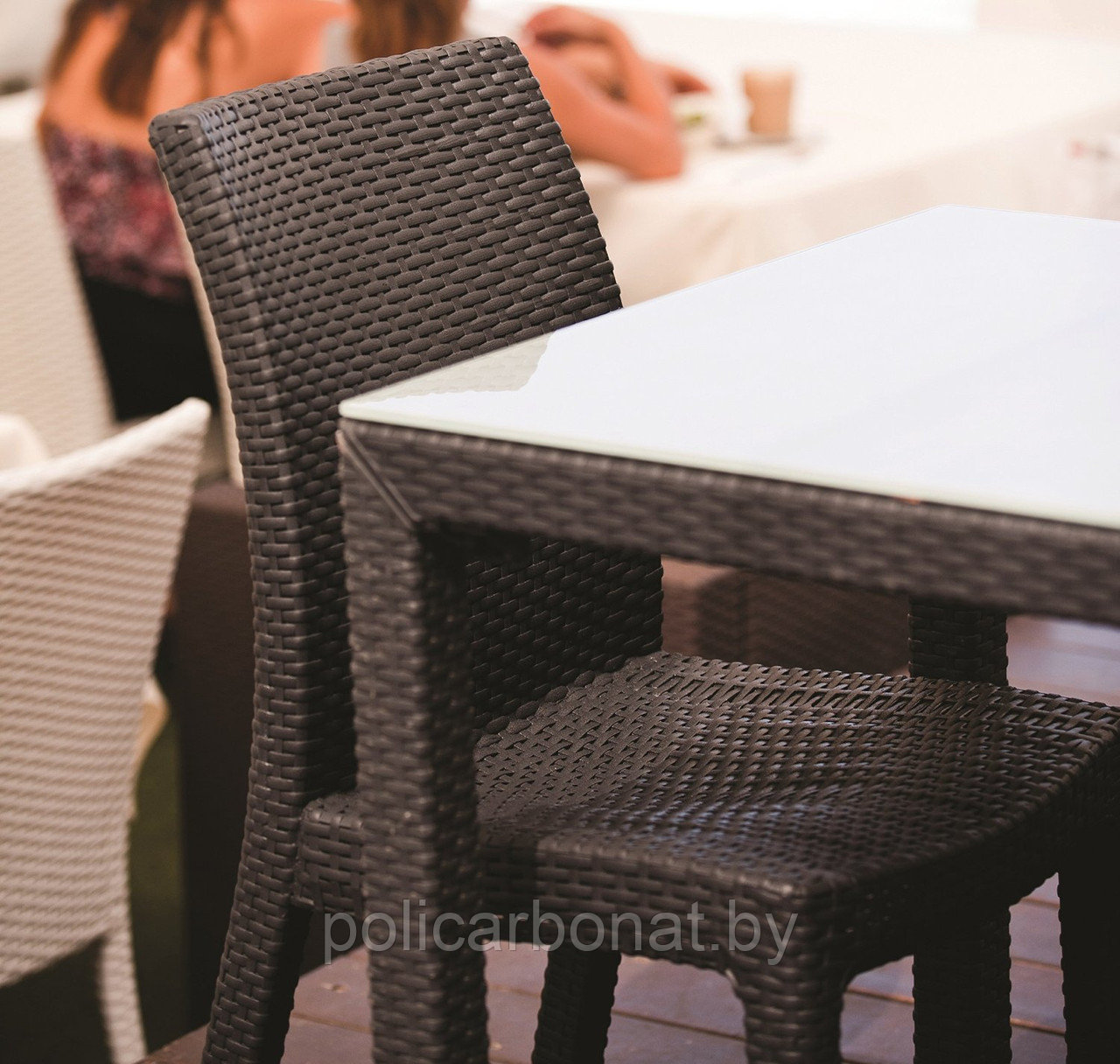 Пластиковый стул Keter Milan (Toscana) - фото 5 - id-p17225656