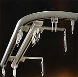 Карнизы алюминиевые профильные Decora 1. Деко-1 Профильный однорядный карниз для штор легкой и средней тяжести, фото 8