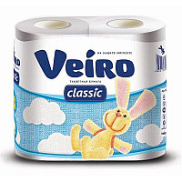 Бумага туалетная Veiro Classic 4 рул/уп.