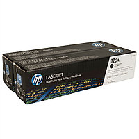 Картридж 126A/ CE310AD (для HP Color LaserJet Pro CP1020/ CP1025/ M175/ M275) чёрный, двойная упаковка