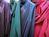 ОПТ. Платье женское ритуальное глубокий синий с аппликацией, фото 5