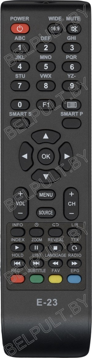 ПДУ для Горизонт/HORIZONT RC-E23 LCD TV (серия HOB800)
