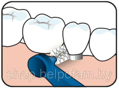 Межзубный ершик ТеРе Angle №2 (диаметр спиральки 0,5 мм), уп.6 шт - фото 5 - id-p40013115