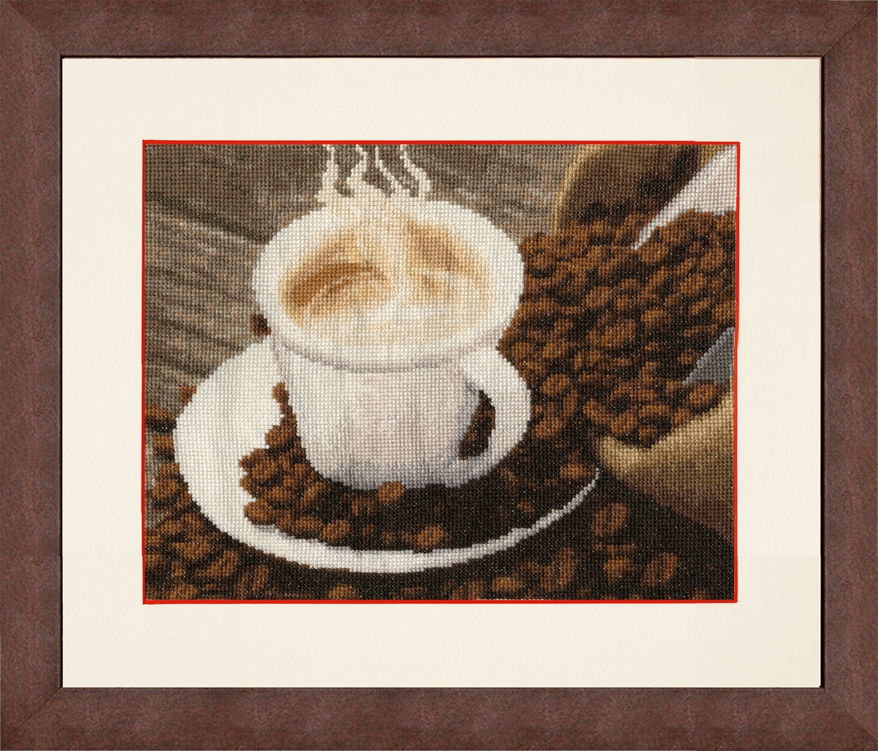 Набор для вышивания крестом «Ароматный кофе».