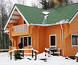 Жилой дом из оцилиндрованного бревна диаметром 28см, фото 2
