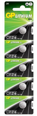 GP Lithium CR1216 5BP Батарейка литиевая - фото 2 - id-p40017004