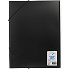 Папка на резинке OfficeSpace А4, 500мкм, черная (RC) FE2_326