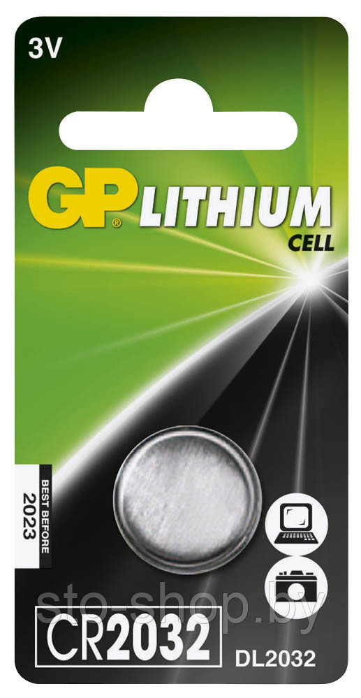 GP Lithium CR2032 5BP Батарейка литиевая