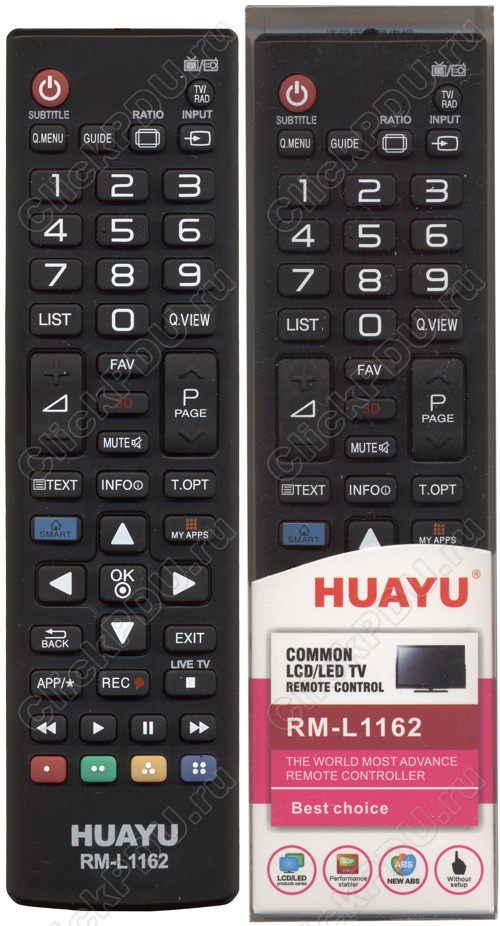 Huayu for LG RM-L1162 3D LED TV с функцией SMART  универсальный пульт  (серия HRM1005)