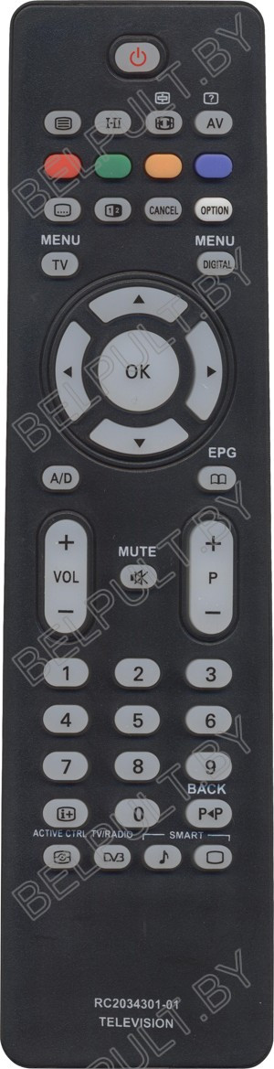 ПДУ для Philips RC-2034301/01 ic  lcd tv ( серия HPH122)