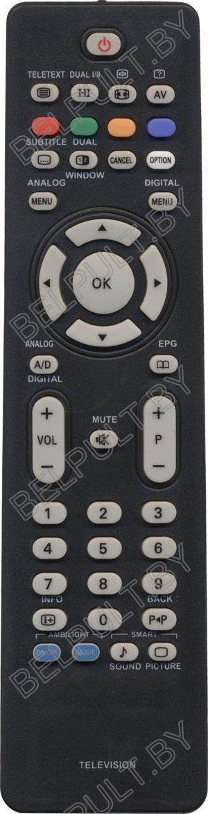 ПДУ для Philips RC-2034312/01 ic LCD TV AMBILLIGHT( серия HPH130)