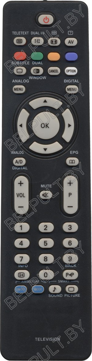 ПДУ для Philips RC-2034312/01 ic LCD TV AMBILLIGHT( серия HPH130) - фото 1 - id-p40069646